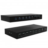 I-TEC USB-C KVM Dock PRO for Three Hosts Dual Video, with 2x Power Delivery max 92W C31KVMDOCKPDPRO
