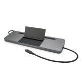 I-TEC USB-C Metal Ergonomic 4K 3x Display Docking Station+Power Delivery 85W Grey C31FLATDOCKPDPRO