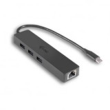 i-tec USB C Slim 3 portos HUB USB 3.0 to RJ-45 3x USB 3.0  (C31GL3SLIM)
