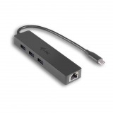 i-tec USB C Slim 3 portos HUB USB 3.0 to RJ-45 3x USB 3.0 (C31GL3SLIM) (C31GL3SLIM)
