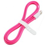 i-Total CM2643P USB-MicroUSB lapos adat- és töltőkábel pink (CM2643P) - Adatkábel