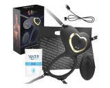 IBIZA - felcsatolható csiklóizgató vibrátor (fekete)