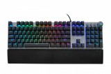 iBOX Aurora K-4 Red Switch fekete-ezüst vezetékes mechanikus gamer billentyűzet