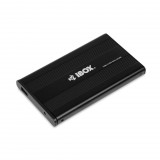 iBox IEU2F01 HD-01 2.5" USB 2.0 Külső HDD ház Fekete (IEU2F01)
