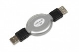 iBOX IKUZ2SET USB 2.0 75cm szürke behúzható adapter készlet