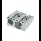 ICO 2 lyukú fém hegyező - Ezüst (9150003000)