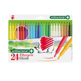 ICO: Antibakteriális színes 24 db-os filctoll szett