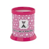 ICO: Cats-Dots rózsaszín-fekete irószertartó