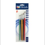 ICO: ecsetkészlet festett fanyelű 5db-os