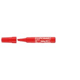 Ico Flipchart marker vízbázisú 1-4mm, vágott Artip 12 piros