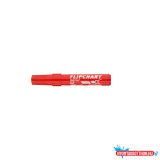 Ico Flipchart marker vízbázisú 1-4mm, vágott Artip 12 piros