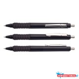 Ico Golyóstoll nyomógombos 0,8mm, mûanyag fekete test Apollo K, írásszín fekete