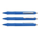 Ico Golyóstoll nyomógombos 0,8mm, mûanyag kék test Apollo K, írásszín kék