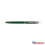 Ico Golyóstoll nyomógombos 0,8mm, mûanyag zöld test Blanka K, írásszín zöld