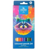 ICO: Koh-I-Noor 3554 Hatszögletű színes ceruza mosómedvés dobozban 24 darabos