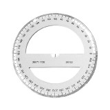 ICO: Koh-I-Noor átlátszó szögmérő 360 fokos