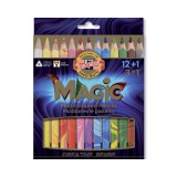 Ico: Koh-I-Noor Magic háromszögletű vastag színes ceruzakészlet