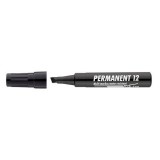 ICO "Permanent 12" 1-4 mm vágott fekete alkoholos marker