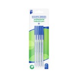 ICO: Signetta Antibakteriális golyóstoll kék 4db-os szett