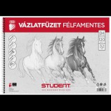 ICO Student 16 lapos B4 félfamentes vázlatfüzet (7500117003)