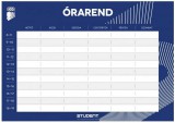 Ico Student órarend, kétoldalas A/5 méret, kétféle színben