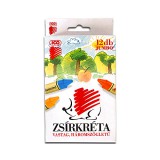 ICO: Süni háromszögletű Jumbo zsírkréta szett 12db