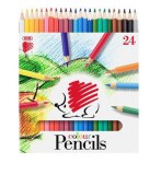 Ico Süni hatszögletű 24 különböző színű színes ceruza készlet (24 db)