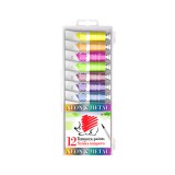 ICO: SÜNI Tempera Metál és Neon színek 12db-os csomag 12ml-es tubusok