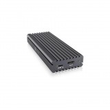 Icy box Geh. IcyBox USB 3.1 Typ-C M.2 NVMe SATA SSD Gehäuse extern (IB-1817MC-C31)
