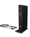 ICY BOX IB-DK2251AC Vezetékes USB 3.2 Gen 2 (3.1 Gen 2) Type-A Fekete