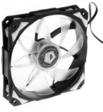 ID-COOLING Cooler 12cm - PL-12025-W (14-35dB, max. 120,96 m3/h, 4pin csatlakozó, PWM, LED) (PL-12025-W)