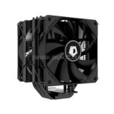 ID-COOLING CPU Cooler - SE-225-XT BLACK (15.2-35.2 dB; max 129.39 m3/h; 4Pin csatlakozó, 5 db heatpipe, 2x12cm, PWM) (SE-225-XT_BLACK)