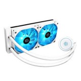 ID-COOLING CPU Water Cooler - AURAFLOW X 240 SNOW (18-35,2dB; max. 126,57 m3/h; 2x12cm) (AURAFLOW_X_240_SNOW)