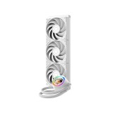 ID-Cooling CPU Water Cooler - FX360 LCD PE WHITE (34.3dB; max.150,78 m3/h; 3x12cm, fehér)