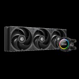 ID-Cooling CPU Water Cooler - SL360 PRO SE (27,2dB; max. 98,54 m3/h; 3x12cm, A-RGB LED, fekete)