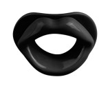 Ida Leather - nyitott szájpecek (fekete)