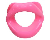 Ida Leather - nyitott szájpecek (pink)