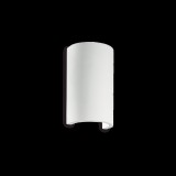 IDEAL LUX FLASH GESSO fali lámpa, gipszből készült, színre festhető, max. 1x40W, G9 foglalattal, fehér, 214696