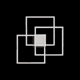 IDEAL LUX FRAME-2 fali/mennyezeti lámpa, 3000K melegfehér, 2800 lm, 35W, beépített LED, fehér, 230702