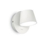 IDEAL LUX GIM fali lámpa, beépített LED, 6W, 530 lm, 3000K melegfehér, 12x12 cm, fehér 167152