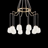 IDEAL LUX KAROUSEL több ágú függeszték, max. 10x15W, G9 foglalattal, réz, 206394