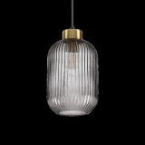 IDEAL LUX MINT-3 1 ágú függeszték, max. 1x60W, E27 foglalattal, fekete, 237510