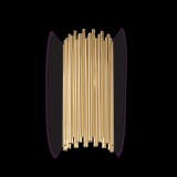 IDEAL LUX PAN fali lámpa, max. 2x40W, E14 foglalattal, arany, 208794