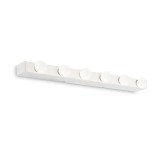 IDEAL LUX PRIVE fali lámpa 6 db. E14 foglalattal, max. 6x40W, 60,5x4 cm, fehér 159423