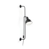 IDEAL LUX SHOWER fali lámpa E27 foglalattal, max. 60W, 89x16 cm, fekete 179643