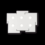 IDEAL LUX TOTEM fali/mennyezeti lámpa, max. 6x15W, GX53 foglalattal, fehér, 215785