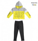 iDO 2 részes lány, fekete-sárga-szürke szett, nadrággal (J572/00-8180)