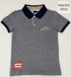 iDO fiú, kék, rövid ujjú póló, hímzett felirattal (J676/00-3547)