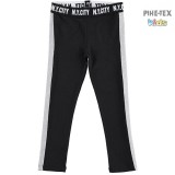 iDO lány, fekete-ezüst leggings (J536/00-0658)