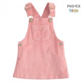 iDO lány, rózsaszín, kantáros, kordbársony szoknya (K656/00-2525)